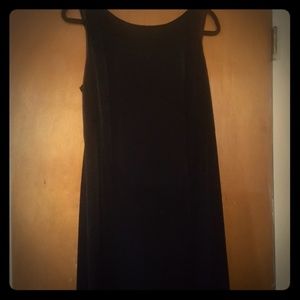 Black velvet gown